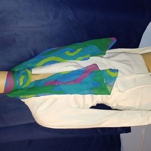 Beautiful Blue Green Scarf/Wrap